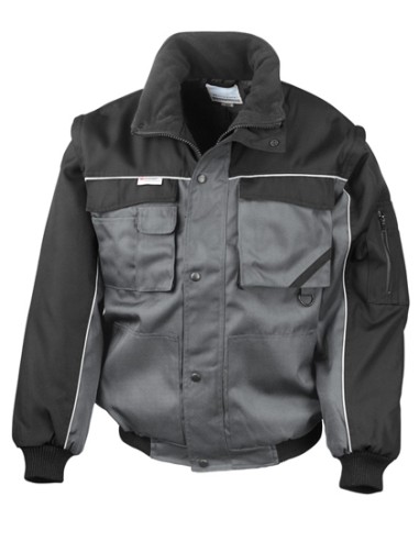 R-R071X-Zip Sleeve Heavy Duty Jacket
